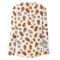 thumbnail image 4 of Bexdxz Halloween Long Sleeve Shirts for Women Plus Size Halloween Costumes Woman Funny Pumpkin Crewneck Tops Casual Outfits Yellow L, 4 of 6