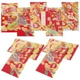 thumbnail image 4 of Miangastore 30 Pcs Enveloppes Rouges Style Chinois Couleur Assortie Papier Rectangulaire pour Rangement d'Argent Cadeau Mariage 2024, 4 of 8