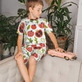 thumbnail image 6 of JUNZAN Tomatoes for Boys Girls Pajama Sets Toddler Sleepwear Summer Jammies 2pcs PJs, 6 of 7
