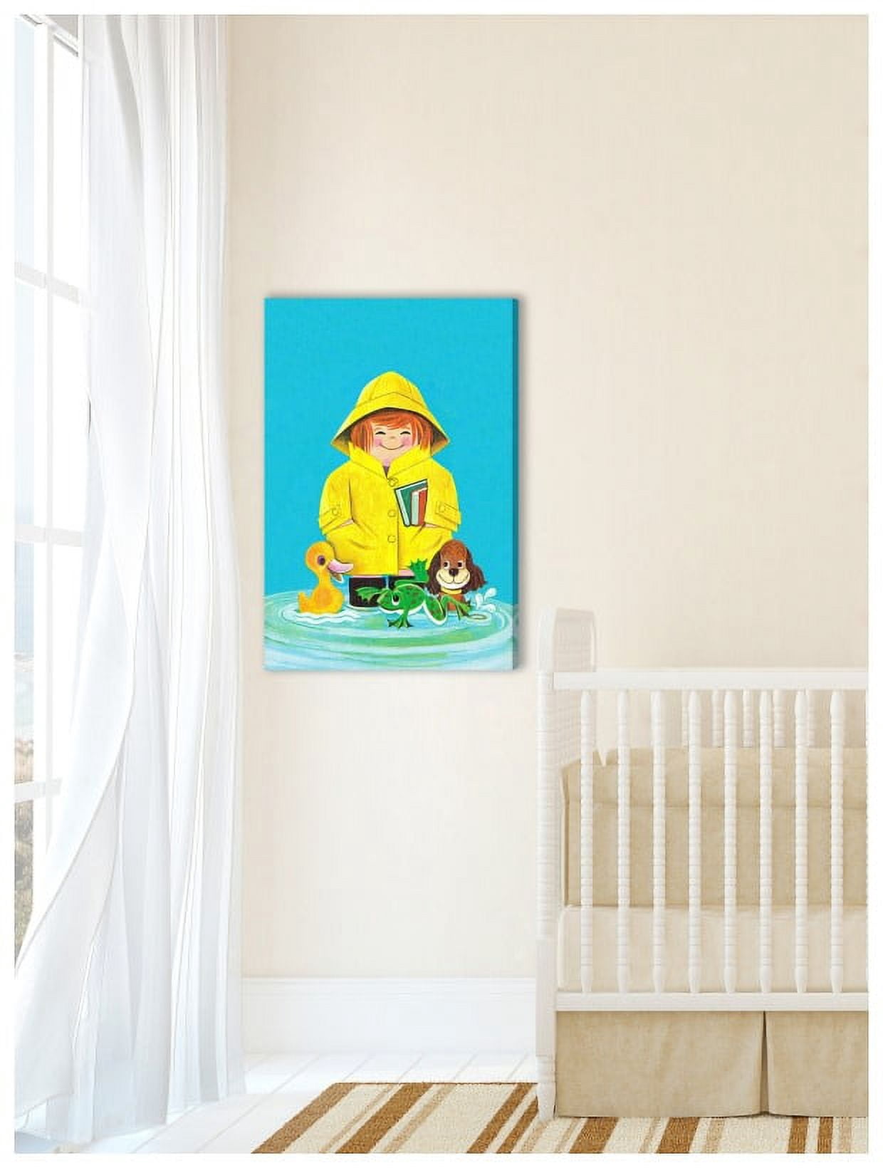 Marmont Hill "Duck Frog and Dog" by Curtis Painting Print on Canvas