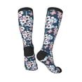 thumbnail image 4 of Haiem Flowers Socks, Funny Novelty Crazy Design Cotton Socks Sports Socks Knee High Socks For Men, Women,1Pairs - Gift For Working Friends, 4 of 9