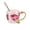 with Spoon, variant on Flower Tea Cup ,Daisy Flower Clear Glass Fancy Coffee Cup Autumn Mug for Her Mom Wife Grandma Girls Friends Valentines Christmas Birthday Present Idea for Juice,Hot And Cold Drinks Use