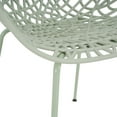 thumbnail image 6 of Christopher Knight Home Modern Outdoor Dining Chairs, Openwork Design, Green, Set of 2, 6 of 12