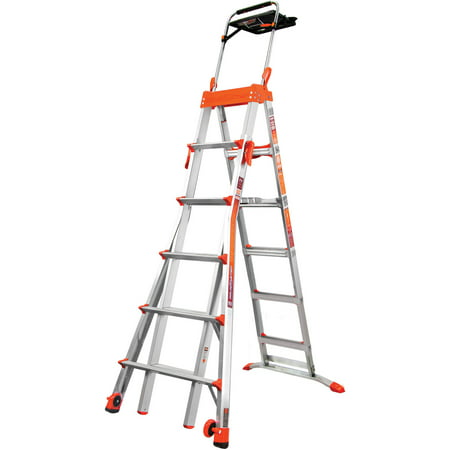 Little Giant Select Step, Model 6'-10', Type IA - 300 lbs rated, aluminum adjustable stepladder with