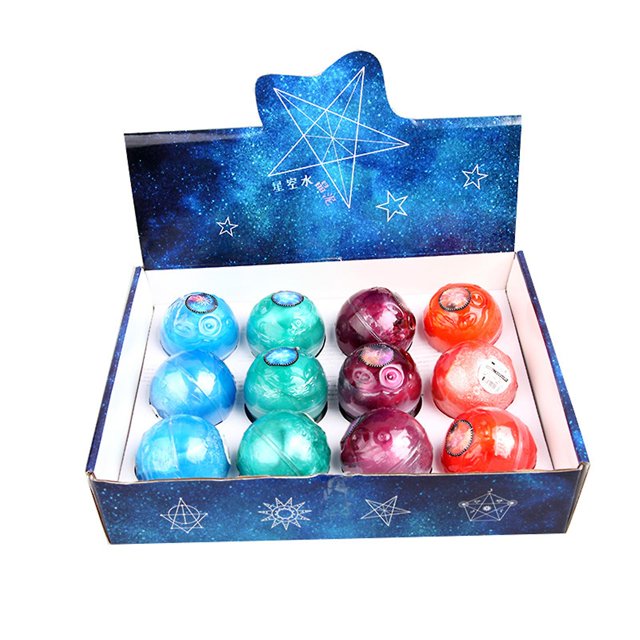 Galaxy Slime Putty Set,12pcs Stress Relief Toys For Birthday Gift, Party Favor Stuffers Toy For Kids