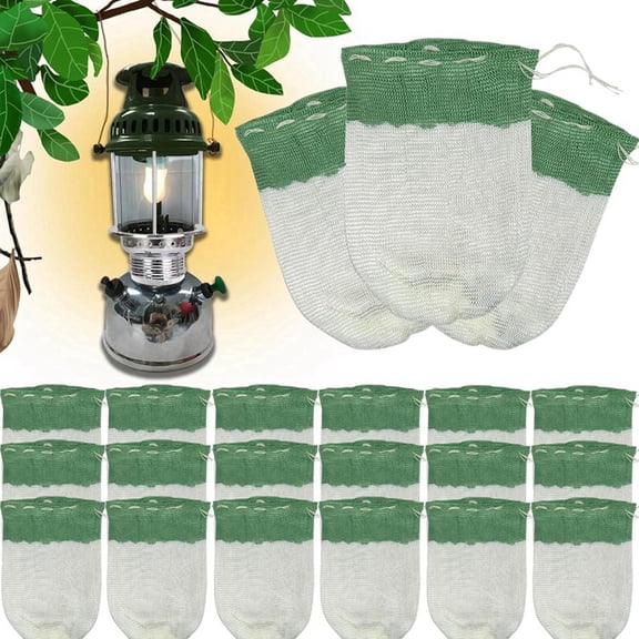 22 Pcs Propane Lantern Mantles for Outdoor Camping, U-Shape Gas Lamp Covers with High Brightness