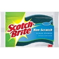 thumbnail image 6 of Scotch Brite Non Scratch Scrub Sponge Scour S Wave Shape Dishwasher Safe 3M 521 Blue, 12-Pack, 6 of 11