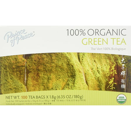 Organic Green Tea 100 Tea Bags, Prince Of Peace Is A Brand You Can Trust. OurWalmartpany Has Been Providing Quality Tea Products Since 1983. Our Tea Leaves Are.., By Prince Of
