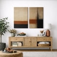 thumbnail image 5 of Canvas Print Abstract Wall Art Set of 2 Neutral Decorative for Living Room Bedroom - 24"x36" x 2, 5 of 8