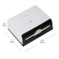 thumbnail image 4 of Mind Reader Paper Towel Dispenser, Tri-Fold Towel Holder, Restroom, Wall Mount, Bathroom, White, 4 of 8