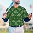 thumbnail image 6 of Daiia Christmas (2) Mens Baseball Jersey Button Down Shirts Short Sleeve Sports Uniforms-X-Large, 6 of 9