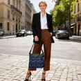 thumbnail image 5 of Iauyy Women's Handbag Removable Shoulder Satchel Bag-Polyester and PU leather ，The Glowing Fireflies, 5 of 7