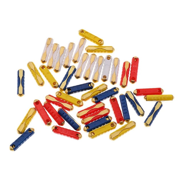 Riwesomey 40 Pieces Automotive Car GBC Copper 25A 16A Kit 8A 20A Fuse Vehículos, repuestos y accesorios Mis