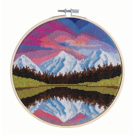UPC: 0195158928389 | 8  Colored Sky Cross Stitch Kit by Loops & Threads®