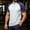 Purple, variant on Dry Fit Tshirts Men Short Sleeve Athletic Summer Colorblock Shirt Active Fit Mock Neck Quarter Zip Biker Mens Tshirts M