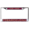 WinCraft Barcelona Laser Cut Metal License Plate Frame
