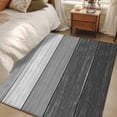 thumbnail image 4 of Area Rugs for Living Room Bedroom, Grey Ombre 4'x6' Rug Washable Carpet Runner Indoor Outdoor, Farmhouse Vintage Wooden Grain Texture Non Slip Accent Floor Mats Rug for Kitchen, Office, 4 of 8