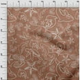 thumbnail image 3 of oneOone Georgette Viscose Brown2 Fabric Sea Sewing Material Print Fabric By The Yard 42 Inch Wide, 3 of 4