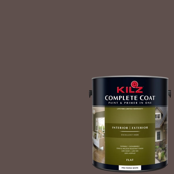 Chocolate Indulgence, KILZ Complete Coat Interior/Exterior Paint