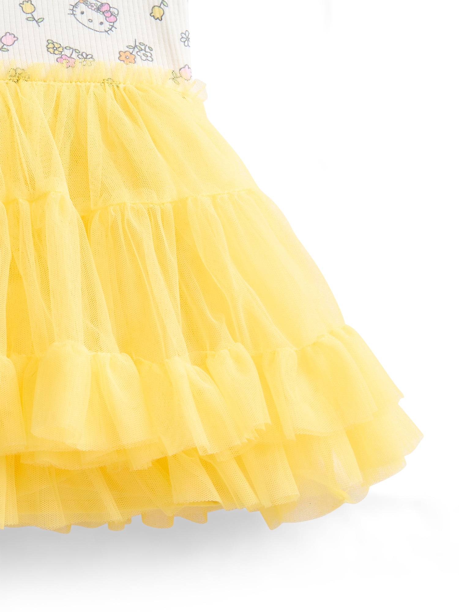 Hello Kitty Toddler Girls Graphic Tutu Dress with Short Sleeves, Sizes 12M-5T