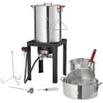 thumbnail image 3 of Masterbuilt 30QT Aluminum Turkey Deep Fryer Kit with High-Pressure Burner for Outdoor Use, Includes Poultry Rack and Thermometer, 3 of 10