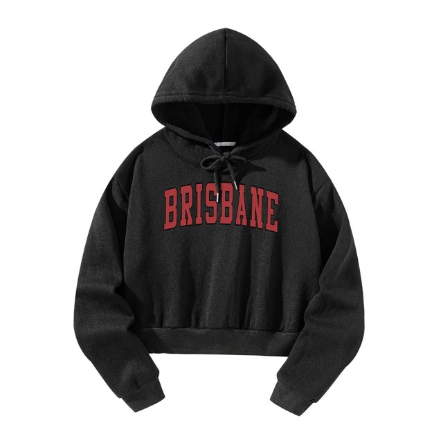 Sudadera con capucha de manga larga para mujer que absorbe la humedad Negro