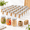 Silver-Aluminum Lid, variant on 50 Pack 5 Oz Plastic Jars With Lids Gift Brown Cork Lid