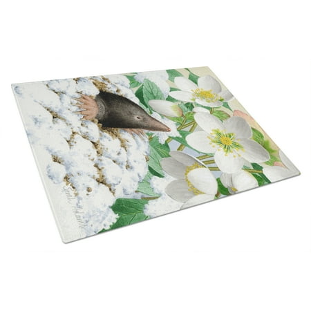 

Caroline s Treasures Mole Glass Cutting Board Large