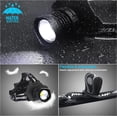 thumbnail image 6 of LED Headlamp USB Rechargeable, Head Lamp XHP70 Super Bright 90000 High Lumen with 5 Modes, Batteries Included, Zoomable, Waterproof Headlight for Camping Hunting Running Fishing Biking, 6 of 7