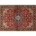 thumbnail image 1 of Ahgly Company Indoor Rectangle Traditional Orange Salmon Pink Persian Area Rugs, 7' x 10', 1 of 6