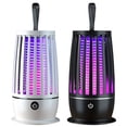 thumbnail image 2 of Fly Trap Insect Killer Camping Lantern Electric Flycatcher USB Rechargeable Electric Fly Swatter for Home Bedroom Outdoor Camping, 2 of 5