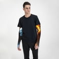 thumbnail image 4 of Balery Red And Blue Fire Skull Warrior Mangas Refrescantes para Brazos para Hombre y Mujer – Transpirables y Absorbentes de Humedad para Mujeres, Hombres y Niños, 4 of 7