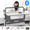 Gray, variant on Electric Baby Crib Rocking Baby Bed with Remote Control Bed-Sharing Baby Cradles and Bassinets with Bluetooth Music Speaker,Khaki