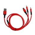 thumbnail image 3 of El cable multi del cargador, 3 en 1 cable líquido del cargador del cable USB aumentó durabilidad, 3 of 8