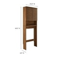 thumbnail image 3 of Render Over the Toilet Bathroom Storage Cabinet in Walnut, 3 of 9