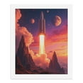thumbnail image 5 of Paint By Numbers Kit for Adults Beginner - DIY Space Odyssey Rocket Launch Scene Canvas Painting Kits for Adults, Frameless Paint By Number for Adults for Home Wall Decor 16x20 Inch, 5 of 7