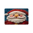 thumbnail image 1 of Christmas Door Mat – Woven Polyester Holiday Entrance Mat, 23.6 in x 15.7 in, Non-Slip Backing, Multicolor Festive Design, 1 of 6