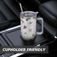 thumbnail image 7 of Gift for Dog Lovers Cute Dog Tumbler for Women - 40oz Dog Tumblers with Handle Straw and Lid Tumbler Cup Travel Coffee Mug, 7 of 7