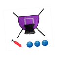 thumbnail image 3 of Juego de aro de baloncesto de trampolín, portería de baloncesto suave, fácil de instalar con 3 mini Baloncesto azul, 3 of 8