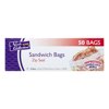 Nicole Home Collection Zip Seal Sandwich Bags, 50 Ct