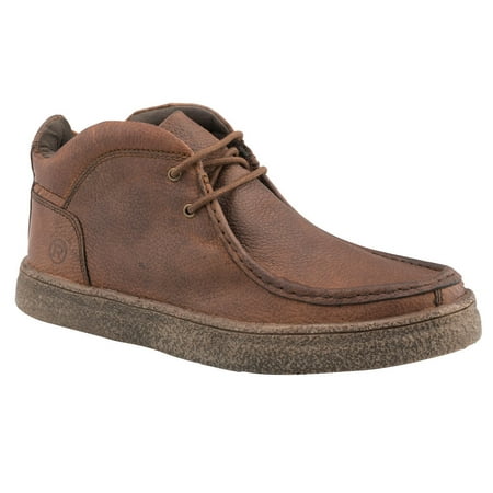 

09-020-0993-3107 Men`s Roper Burnished Brown Leather Lace up casual shoe