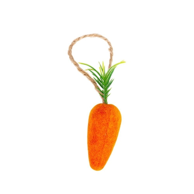 Easter Party Decorations Foam Baby Carrots with Rope for Holiday Venue Arrangement and Home Display