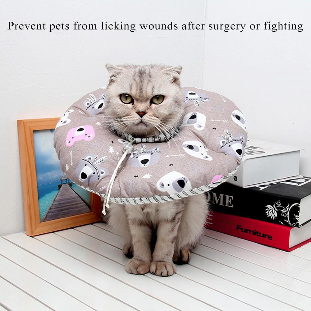 OTVIAP Soft Edge Circle Pet Cat Protection Collar Healing Neck