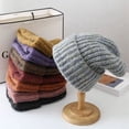 thumbnail image 4 of YooGuoGuo Loose Oversized Woolen Hat With A Large Head And A Small Face For Women In Autumn And Winter, Exaggerated Warmth, Thick Knitted Pile Up Hat Trend, 4 of 9