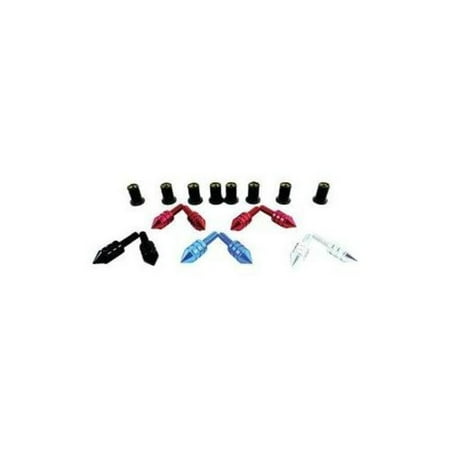 Windscreen Spikes - Yana Shiki YNSKWS1133 Windscreen Bolt Kit - Blue - Spiked