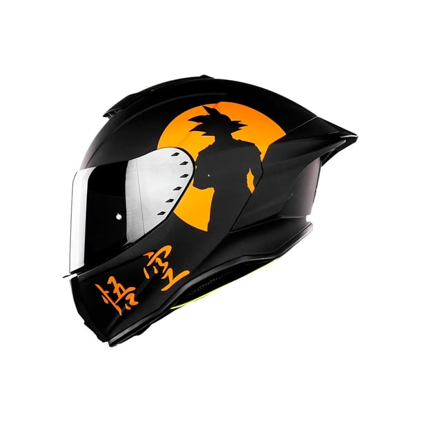 Casco Para Moto Kov Buster Dragon Ball Z Goku Negro