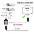 thumbnail image 6 of JSER Mini DisplayPort DP Source to HDMI Sink Displays 4K@60hz Ultra HD Converter Adapter for Laptop Mac, 6 of 7