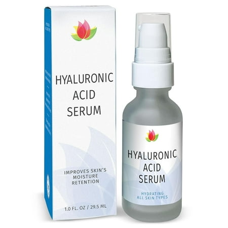 Reviva Labs Hyaluronic Acid Serum for Face - Moisturizing and Hydrating Serum for Women, 1 Fl Oz