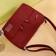 thumbnail image 3 of Crossbody Bag for Women Nylon Waterproof Shoulder Lightweight Pocketbooks Red, 3 of 5