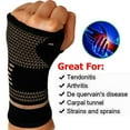thumbnail image 5 of Ettsollp Sports Wrist Guard Brace Breathable Arthritis Support for Men Women Reduce Inflammation Pain Carpal Tunnel Joint Relief Durable, 5 of 8